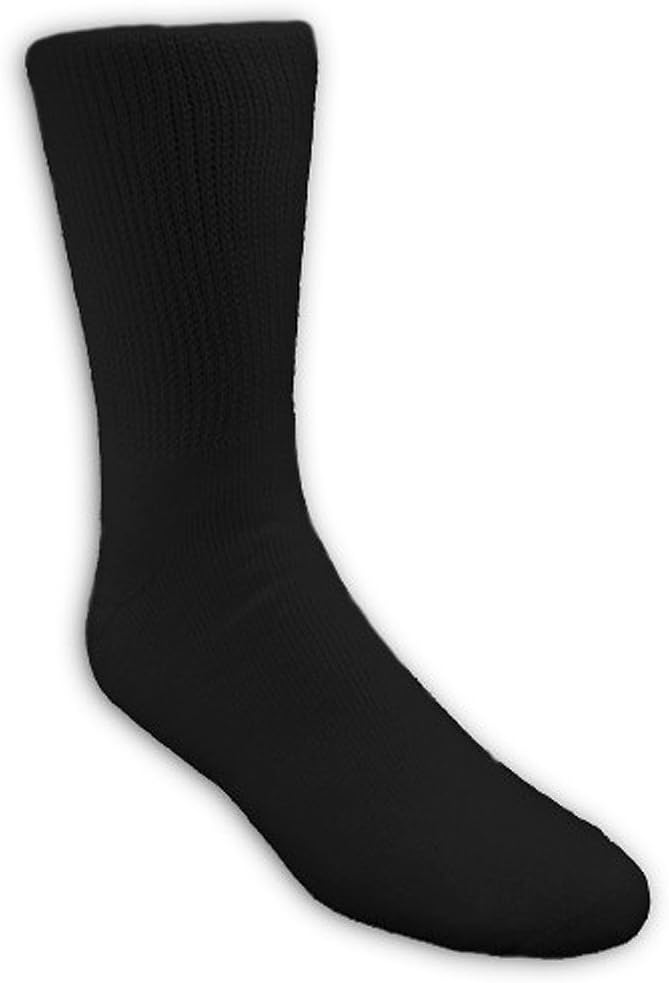 Elder Diabetic Sock - 2 Pack (Black KING)
