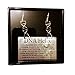 DNA Earrings (Pewter) sterling silver leverbacks