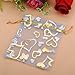 100pcs Heart Blue Sheer Organza Jewelry Pouches Wedding Party Favor Gift Bags 3.93
