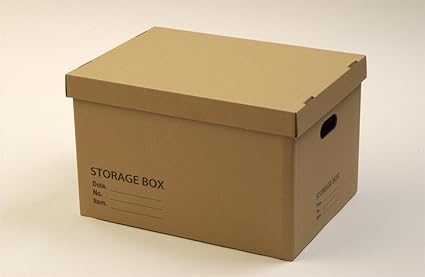 Amazon ストレージボックス 単品 クラフト ブラック ダンボール 収納ボックス ダンボール雑貨 クラフト 収納ケース ボックス 通販