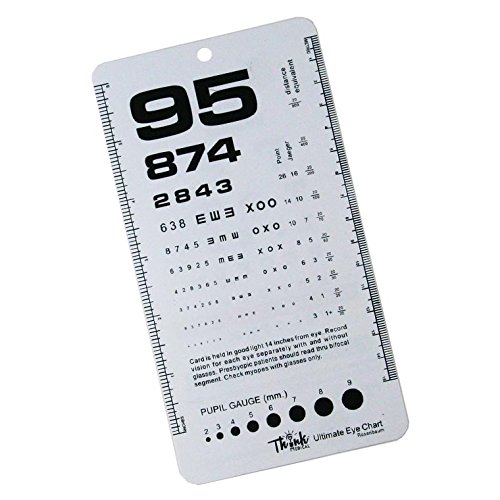 Ultimate Pocket Eye Chart Rosenbaum/Snellen in Kuwait | Whizz Eye Charts