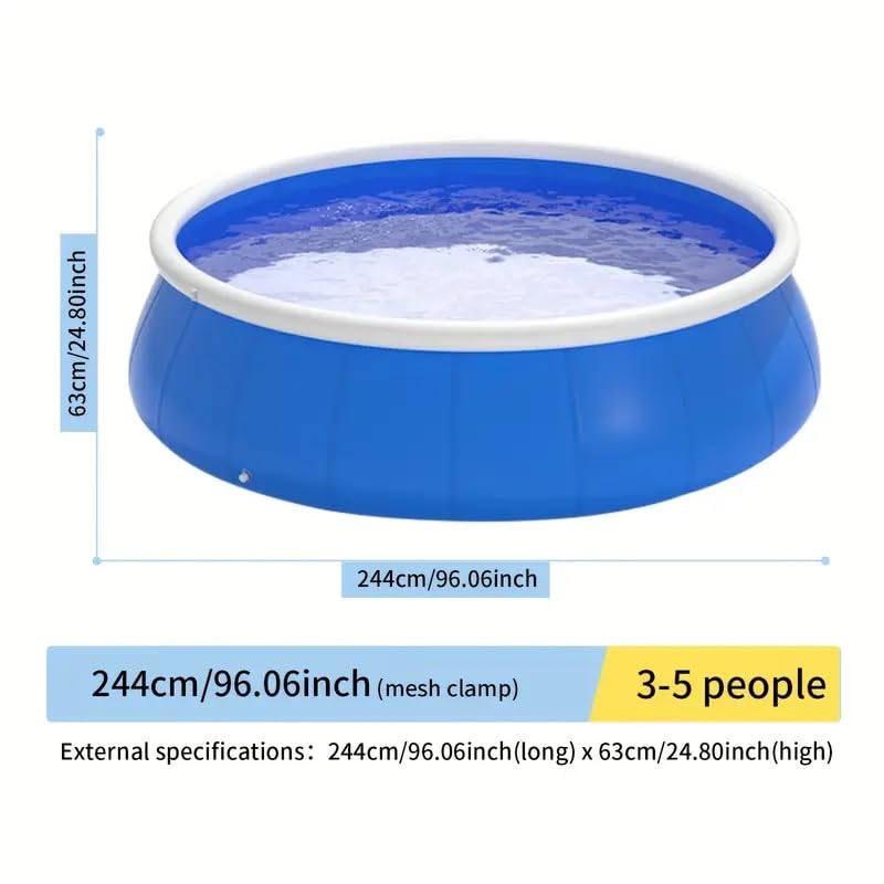 ELEMENTACE 96-Inch Inflatable Pool Review: Best Top Ring Blowup Pool for Backyard Garden Fun