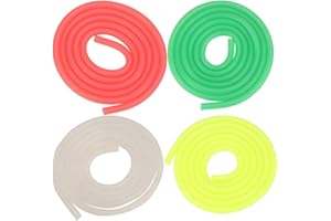 DRFEIFY 1/10 Universal Silicone Fuel Line Tube Pipe 3x5mm Upgrade Part Fits for RC Gasoline Car Model