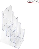 Deflecto 4 Tier A5 Portrait Literature Holder Pack of 4 Multi-Tier File Holder view 6