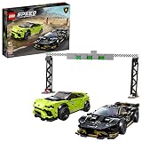 LEGO Speed Champions Lamborghini Urus ST-X and Lamborghini Hurac&aacute;n Super Trofeo EVO 76899 Building Kit, New 2020 (663 Pieces)