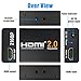 MICROWARE 2160P 3D 4K HDMI Signal Repeater Extender Booster Adapter Over Signal HDTV HDCP 2.2 for HDTV HDMI Compatible Repeater
