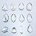 Waltz&F 12pcs Clear Crystal Chandelier Lamp Lighting Drops Pendants Balls Prisms Hanging Glass Prisms Parts Suncatcher Home/House Decor