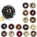 FESHFEN Scrunchy Scrunchie Hairpieces Elastic Messy Hair Bun Ponytail Hair Extensions Wig Drawstring-9H19