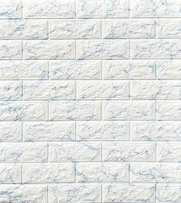 Ufixit DIY Self Adhesive PE Foam Brick Wall Sheet -10 Sheets (Each Sheet is 71 cm x 77cm x 1 cm) Covers 58.4 sq.ft (Stone Blue)