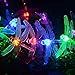 Qedertek Battery String Lights, 7.34ft 20 LED Dragonfly String Lights, Waterproof Decoration Lighting for Indoor/Outdoor, Patio, Lawn, Garden, Party, Wedding (Multi-Color)