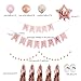 15th Birthday Decorations|15th Birthday Party Supplies Rose Gold-Confetti Latex Balloon,Tassel Garland,Tinsel Foil Fringe Curtains,Happy Birthday Banner as Gift, Favors,Photo Booth Props for Her Girl