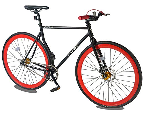 Merax Single Speed Road Bike Fixed Gear Bike with Disc Brake Merax Single Speed Road Bike Fixed Gear Bike with Disc Brake