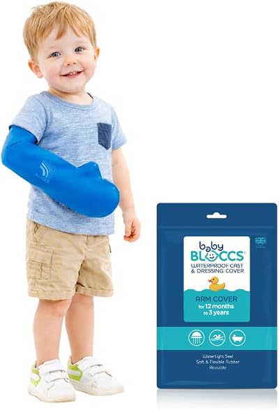 Bloccs Waterproof Arm Cast Cover for Babies 12-36 Months - XS