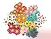 Mix Colors Chaba Flowers Mulberry Paper - 25mm Mix Color Paper Flowers 100 Pcs - Best for Scrapbooking and Creative Craft Projects, Products From Thailand.By RATREE SHOP.