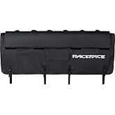 Race Face Stash Tailgate Pad for Full-Size Pickup Trucks | Lightweight, Foldable Bike Carrier with Adjustable Straps, UV-Resistant Exterior, Fits 5-6 Bikes, Black