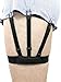 Shirt Stays,Jelinda 2 Piece Mens Elastic Suspender Garter Belts Non-slip Locking Clamps