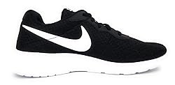 NIKE Men's Low-Top Sneaker, Black White Barely Volt