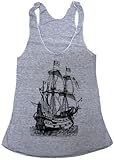 Friendly Oak Women's Pirate Ship Tank Top