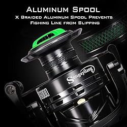 Sougayilang Spinning Fishing Reel, 5.2:1 High Speed