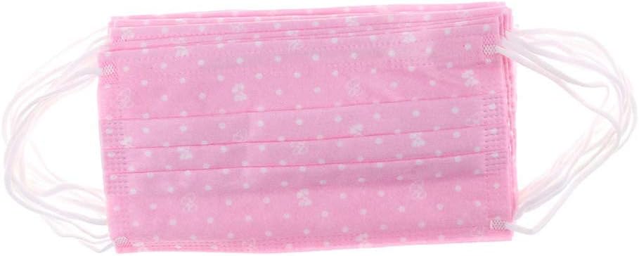 Brussels08 10Pcs Pattern Printed Face Masks with Ear Loop Medical Surgical Anti Dust Face Mouth Masks for Beauty Medical Use