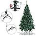 Goplus Artificial Christmas Tree Xmas Pine Tree with Solid Metal Legs Perfect for Indoor and Outdoor Holiday Decoration (5 Feet, Green)