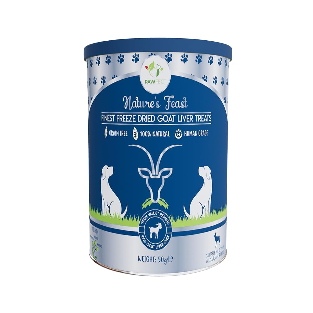 Freeze Dried Dog Treats: Goat Liver (50g/1.76oz)