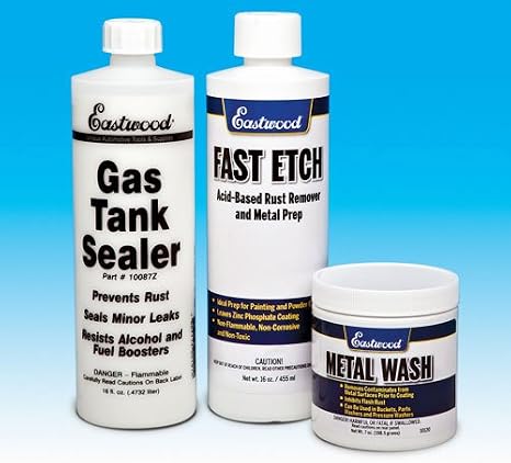 Amazon Com Eastwood Anti Rust Gas Tank Sealer Kits For Cycles With Instructions Automotive