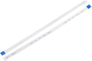 uxcell 10pcs FFC Flexible Flat Cable, 8 Pins 0.5 mm Pitch 150mm FPC FFC Flexible Ribbon Cable for LCD TV Car Audio DVD Player Laptop (B Type)