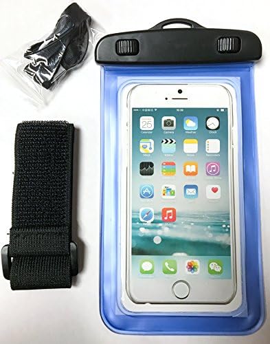 Universal Waterproof Case, YogaCase Dry Bag / Pouch for Apple iPhone 7, 7 Plus, 6S, 6,6S Plus, 5S, 5c Samsung Galaxy S7, S6 Note 5 4, HTC LG Sony Nokia Motorola CellPhone (Blue)