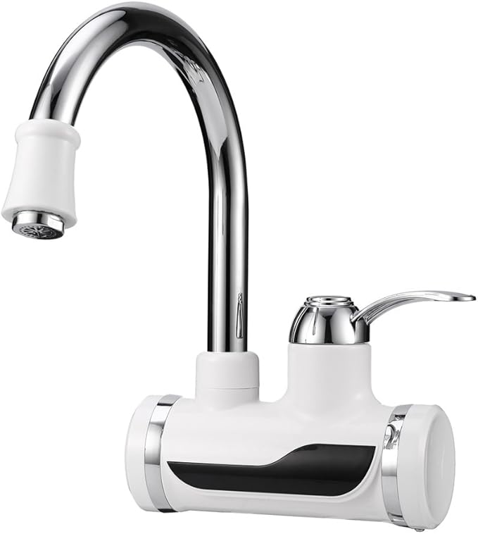 LESHP 220V Electric Instant Heater Tap, Supply Hot and Cold Water, Stainless Hot Water Kitchen