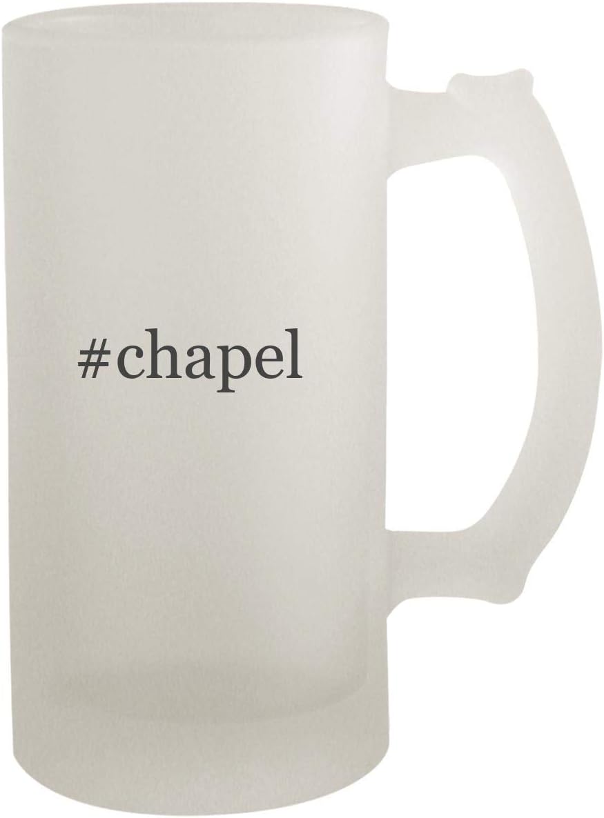 #chapel - Frosted Glass 16oz Beer Stein