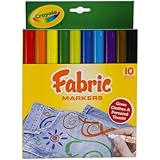 Crayola 10-Pack Fabric Markers