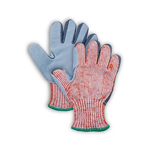 Magid Glove & Safety H550LEA Magid Cut Master H550LEA HPPE Split Leather Palm Gloves - Cut Level A7