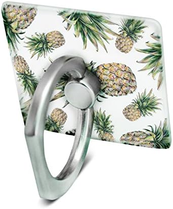 2017 Luxury Electronics Phone Finger Grip Holder and Kick Stand Made For All Cell Phones (Iphones, Samsung, Nokia, Etc..) (Pineapple)