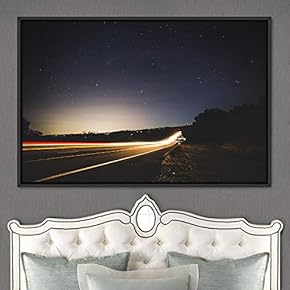 signwin Framed Canvas Wall Art Light Exposure Colorful...