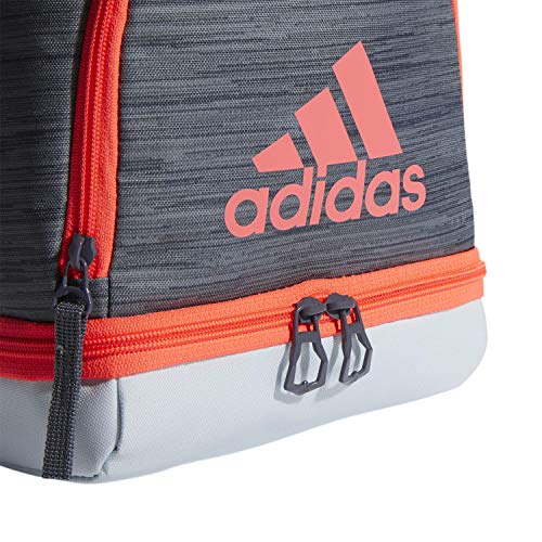 adidas Excel Insulated Lunch Bag, Grey/Sky Blue/Pink/Onix, OSFA