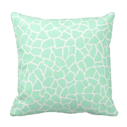 Amazon Com Zozgetu Pillowcase Pastel Mint Green Giraffe Animal