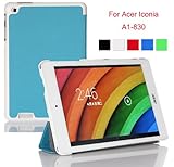 VSTN ® Acer Iconia A1-830 ultra-thin Smart Cover Case, Only fit Acer Iconia A1-830 (For Acer Iconia A1-830, Blue)