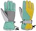 Simplicity Women's Winter Waterproof Outdoor Snowboard Ski Gloves,Blue M