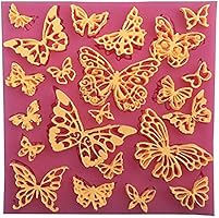 3d Christmas Decorations Butterfly Lace Chocolate Party Diy