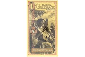 Wisemen Trading Florida 1 Goldback Gold foil Art Series “Spes” | 1/1000th of a Troy Oz of 24K Collectible Gold (1 Pack)