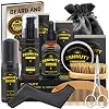 Beard Growth Kit,Beard Kit,Beard Grooming Kit w/Beard Foam,Beard Conditioner,Beard Growth Oil,Beard Balm,Brush,Comb…