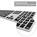 Allinside Black Keyboard Cover for iMac USB Keyboard A1243 MB110LL/B
