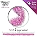 Christmas Tree Iridescent Pink Tinsel Garland Metallic Streamers Unicorn and Winter Wonderland Party Happy New Year Ceiling Hanging Decorations