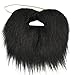 Black Beard and Mustache - Fake Black Pirate Beard And Moustache Costume Accessory