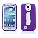 Galaxy S4 Case, MagicMobile® Hybrid Shockproof Impact Protective Case for Galaxy S4 [Purple - White] Hard Plastic Soft Rugged Rubber Silicone Armor Defender Heavy Duty Galaxy S4 Case with Kickstand
