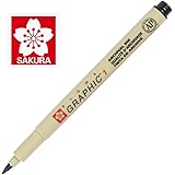Sakura Pigma Graphic Pen 1.0 mm [Pack of 12 ]