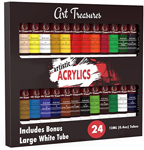 Acrylic Craft Paint - 25 Pack