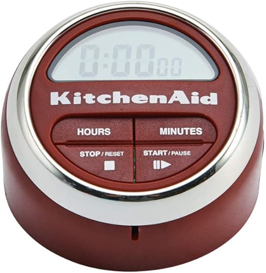 KitchenAid Minuteur numérique classique Rouge Minuteur digital