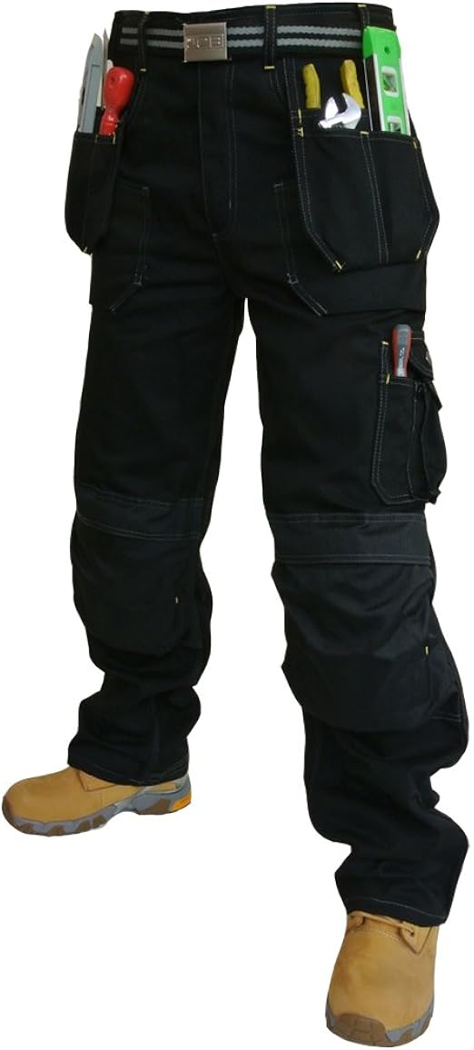 Army And Workwear Men Tough Combat Trouser, Heavy Duty Multi Pocket